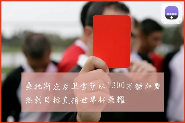 桑托斯左后卫索萨以1300万镑加盟热刺目标直指世界杯荣耀